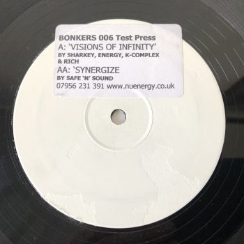 Sharkey, Energy, K-Complex & Rich / Safe 'N' Sound* - Visions Of Infinity / Synergize (12", TP, Sti)