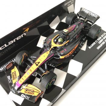 2022 Lando Norris | McLaren F1 Team MCL36 | Minichamps Resin 1:43 | Singapore GP