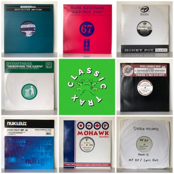PACK OF 8 X 12" RECORDS HARD HOUSE FROM THE YEAR 2000