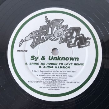 Sy & Unknown - Bring Me Round To Love Remix / Aural Illusion (12")