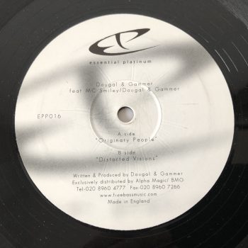 Dougal & Gammer Feat MC Smiley - Ordinary People / Distorted Visions (12")