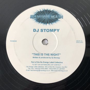 DJ Stompy - This Is The Night (12", S/Sided, RP)
