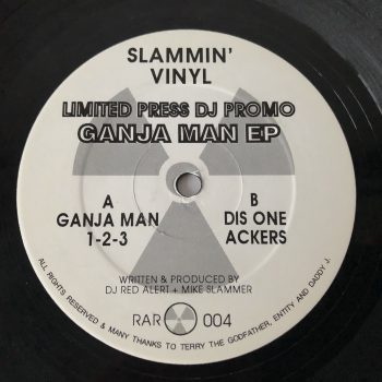 DJ Red Alert + Mike Slammer - Ganja Man EP (12", EP, Ltd, Promo)
