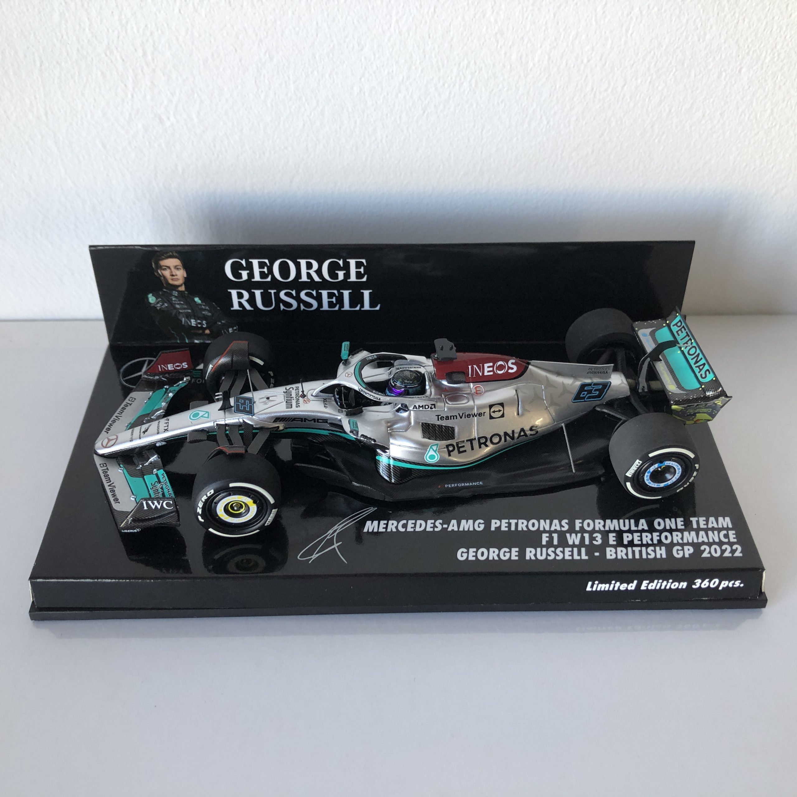 1/43 ミニチャンプスF1 メルセデス-AMG W13 ジョージ ラッセル 2022 George Russell | Mercedes AMG Petronas W13 E Performance