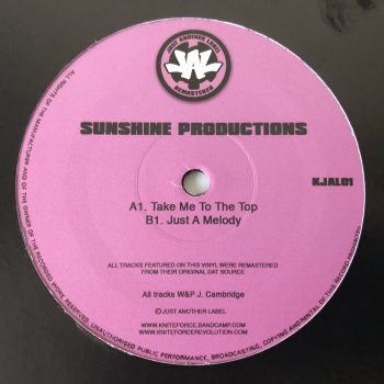 Sunshine Productions - Take Me To The Top / Just A Melody (12", RE, RM)
