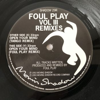 Foul Play - Vol III (Remixes) (10", RE)