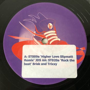 JDS / Brisk And Trixxy - Higher Love (Slipmatt Remix) / Rock The Beat (12", Sti)