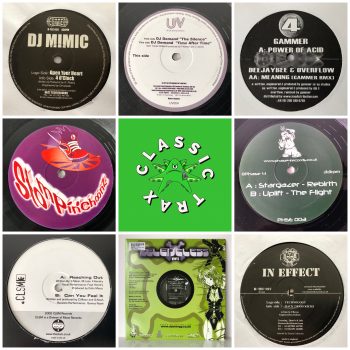 Pack of 8 x Hardcore / Hard Trance Vinyl Records from 2001 - 2004