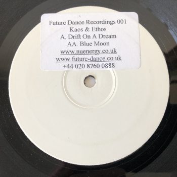 Kaos & Ethos - Drift On A Dream / Blue Moon (12", Promo, W/Lbl)