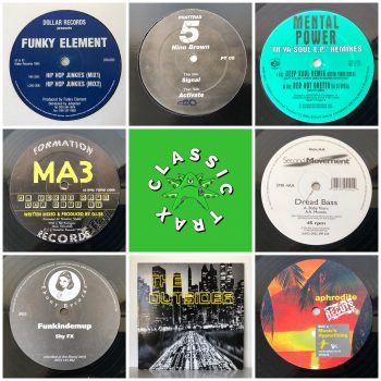 Pack of 8 Jungle / D&B Vinyl Records from 1995 - 2001