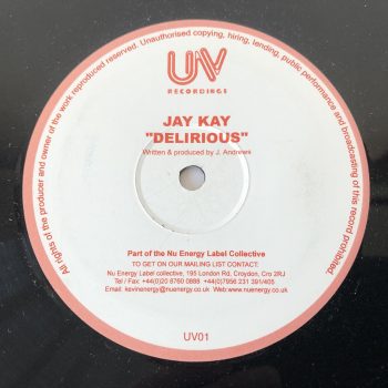 Jay Kay - Delirious (12", S/Sided)