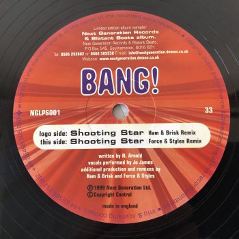 Bang! - Shooting Star (Remixes) (12", Ltd, Smplr)