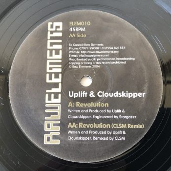 Uplift & Cloudskipper - Revolution (12")