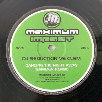 DJ Seduction vs CLSM / Dougal & Gammer - Dancing The Night Away / The Experiment (12")