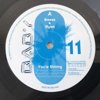 Breeze & Styles - You're Shining (12")