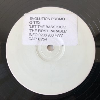 Q Tex - Let The Bass Go / The First Parable (12", Promo, W/Lbl, Sti)