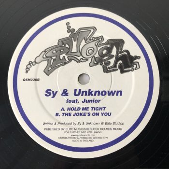 Sy & Unknown Feat. Junior - Hold Me Tight / The Joke's On You (12")