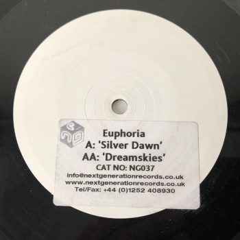 Euphoria - Silver Dawn / Dreamskies (12", Advance, W/Lbl)