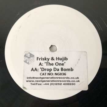 Frisky & Hujib - The One / Drop Da Bomb (12", Advance, W/Lbl, Sti)