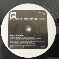 Scott Brown - Blue Room / Rock, Rock On (12")