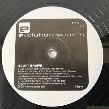 Scott Brown - Blue Room / Rock, Rock On (12")