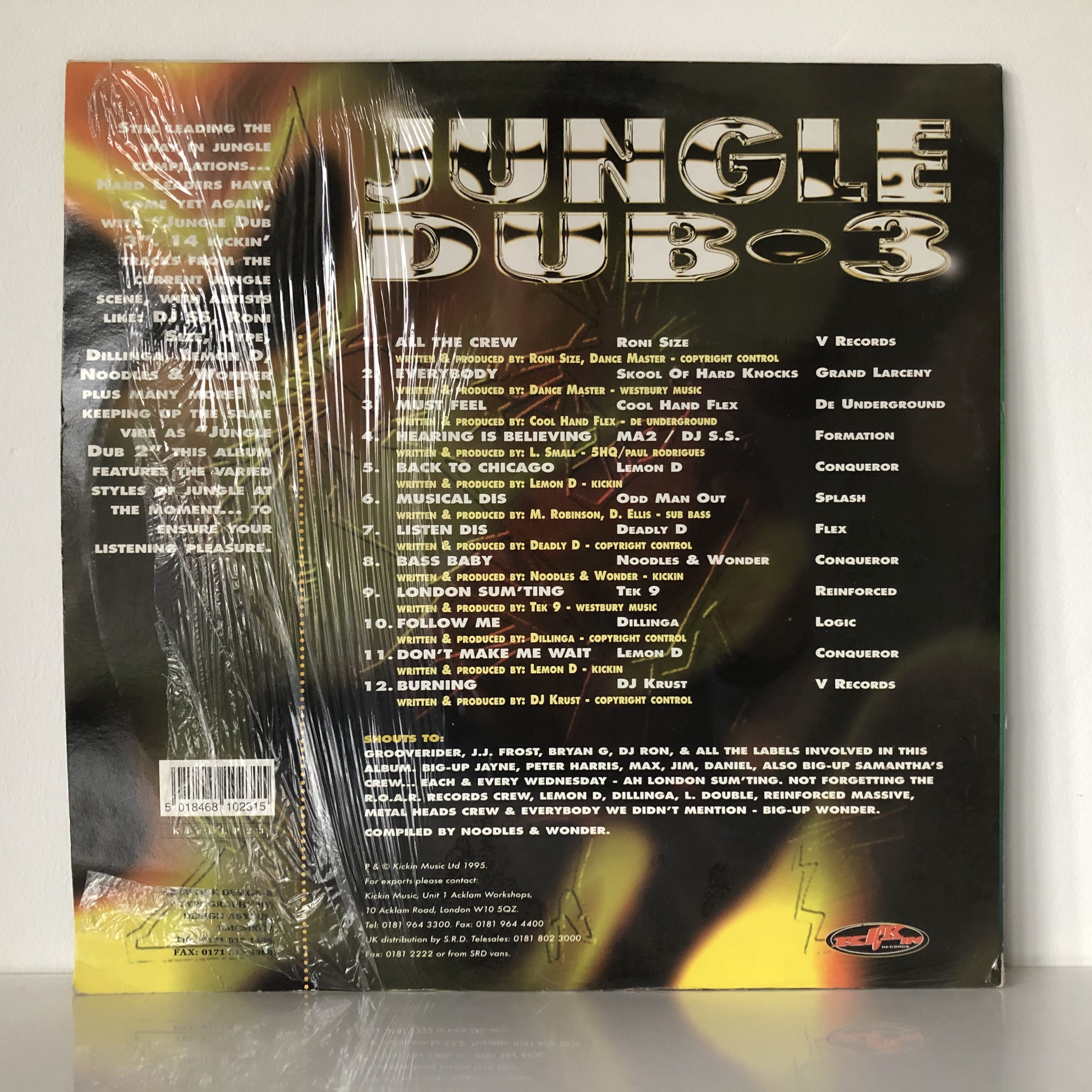 Various - Hard Leaders 7 - Jungle Dub•3 (2xLP, Comp) - Image 2