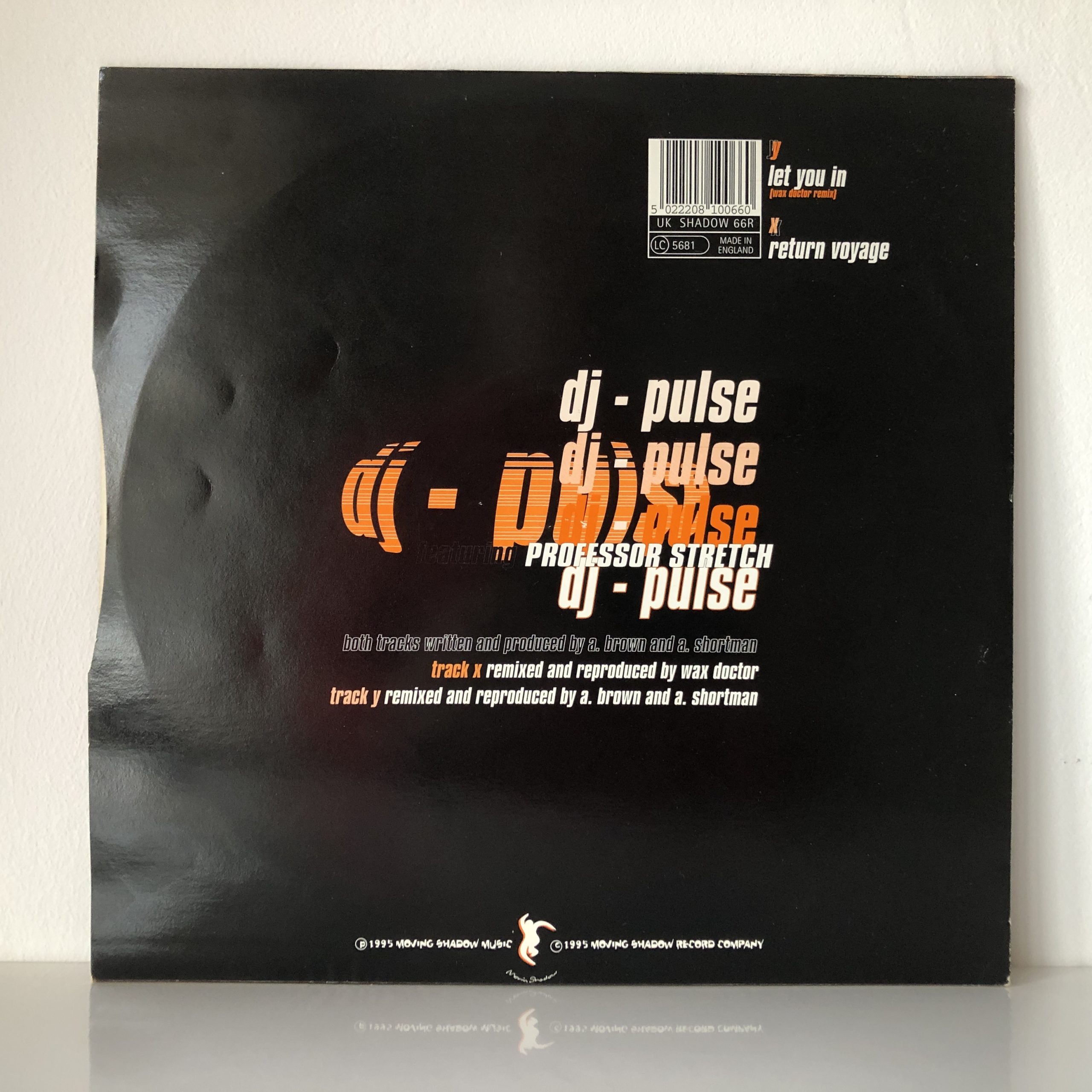 DJ - Pulse Featuring Professor Stretch - Let You In (Wax Doctor Remix) / Return Voyage (10") - Image 2