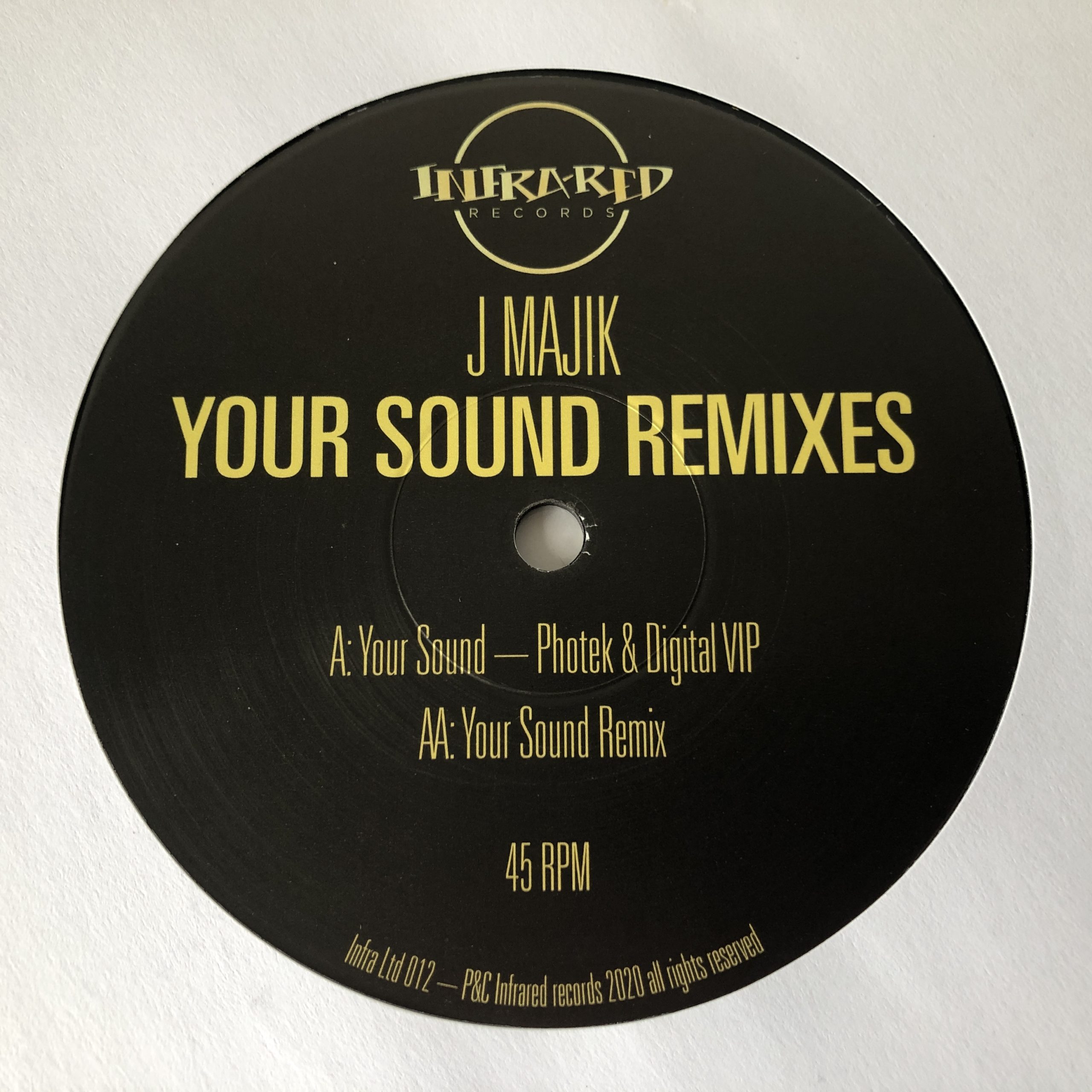 J Majik - Your Sound Remixes (12", Ltd)