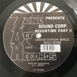 Sound Corp. - Regentime Part II (12", S/Sided, Ltd, Promo)