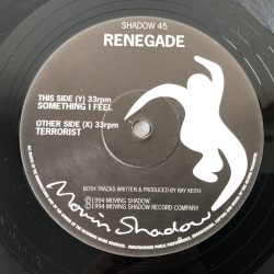 The Renegade Featuring Ray Keith - Terrorist / Something I Feel (12")