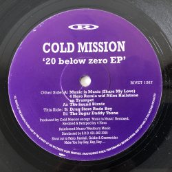 Cold Mission - 20 Below Zero EP (12", EP)