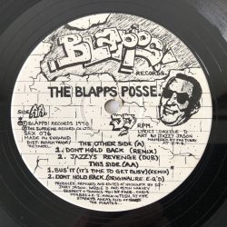 The Blapps Posse - Dont Hold Back! (Remix) (12")