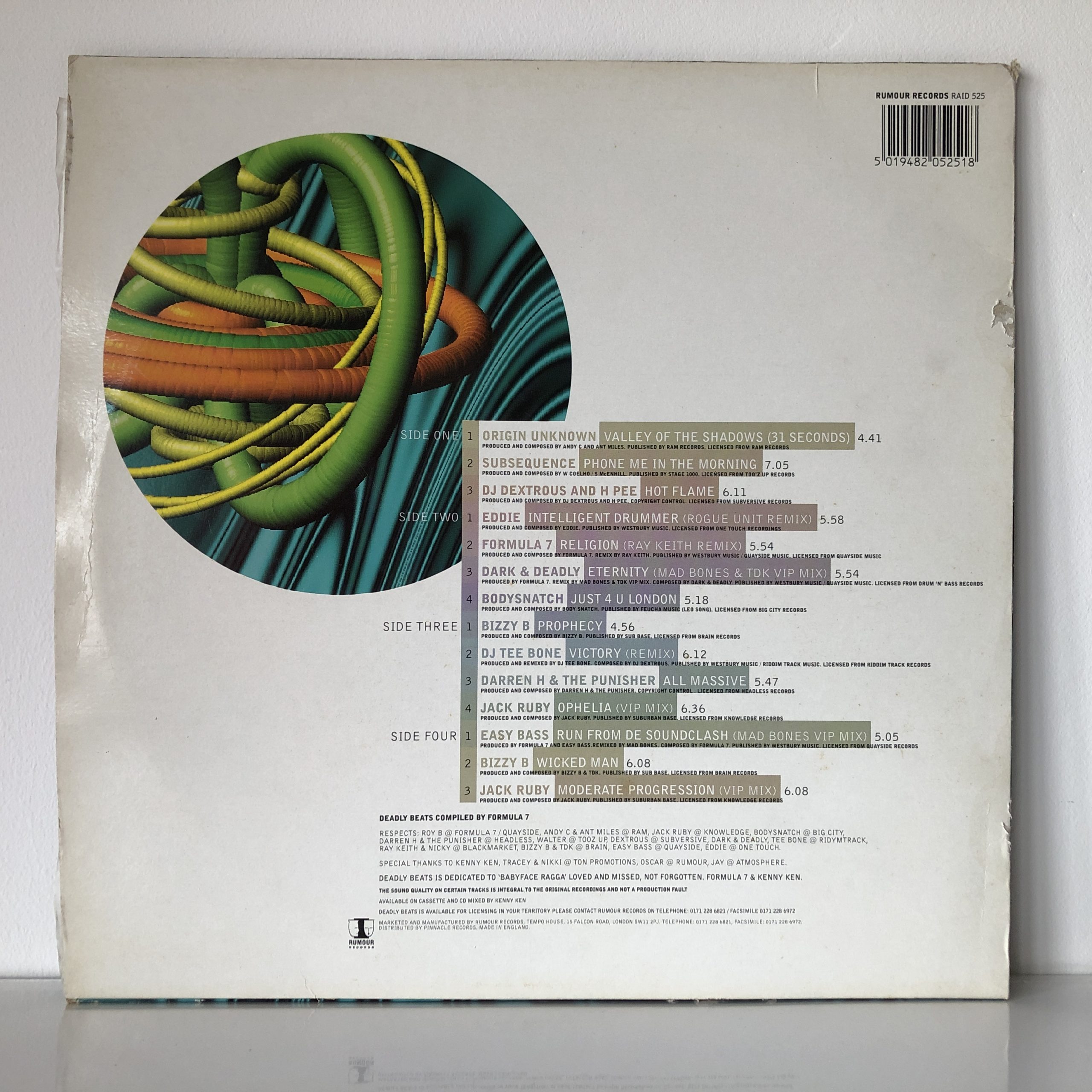 Various - Deadly Beats (2xLP, Comp) - Image 2