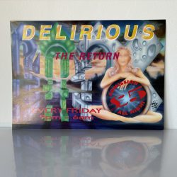 Delirious - The Return - Rhythm Station - March 1994 - Rave Flyer