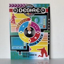 Desire '94 - 26 March 1994 - Roller Express London - Rave Flyer
