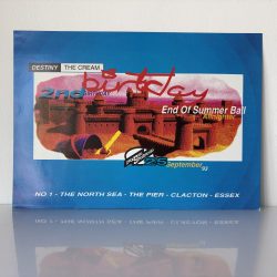 Destiny The Cream - 25 September 1993 - Clacton - Rave Flyer