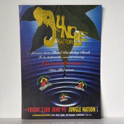 Jungle Nation - Lazerdrome - Peckham - 23 June 1995 - Rave Flyer