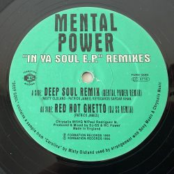 Mental Power - In Ya Soul E.P. (Remixes) (12", Ltd)
