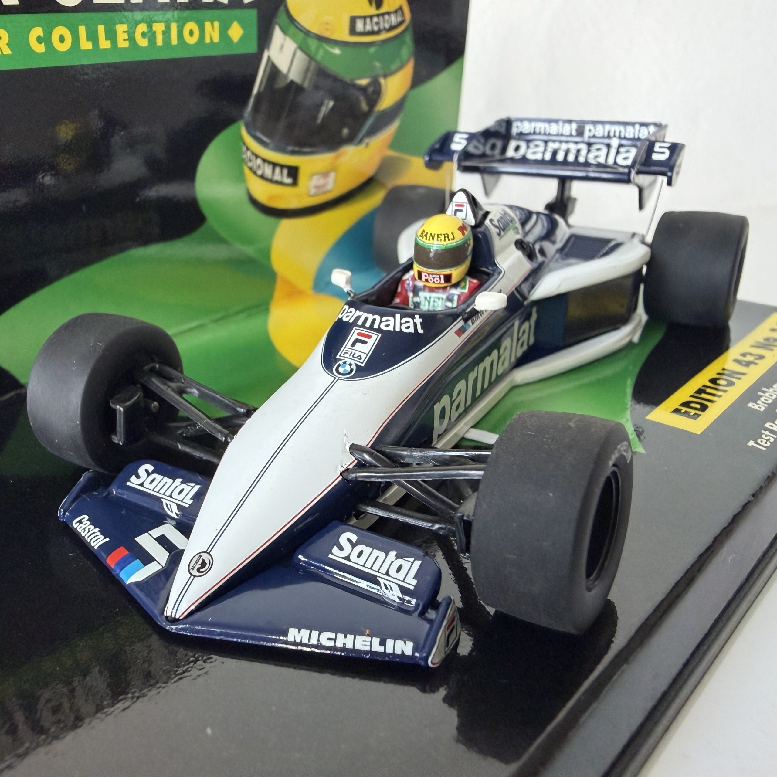1983 Ayrton Senna | Brabham BMW BT52B | 1:43 Minichamps Diecast Model Car