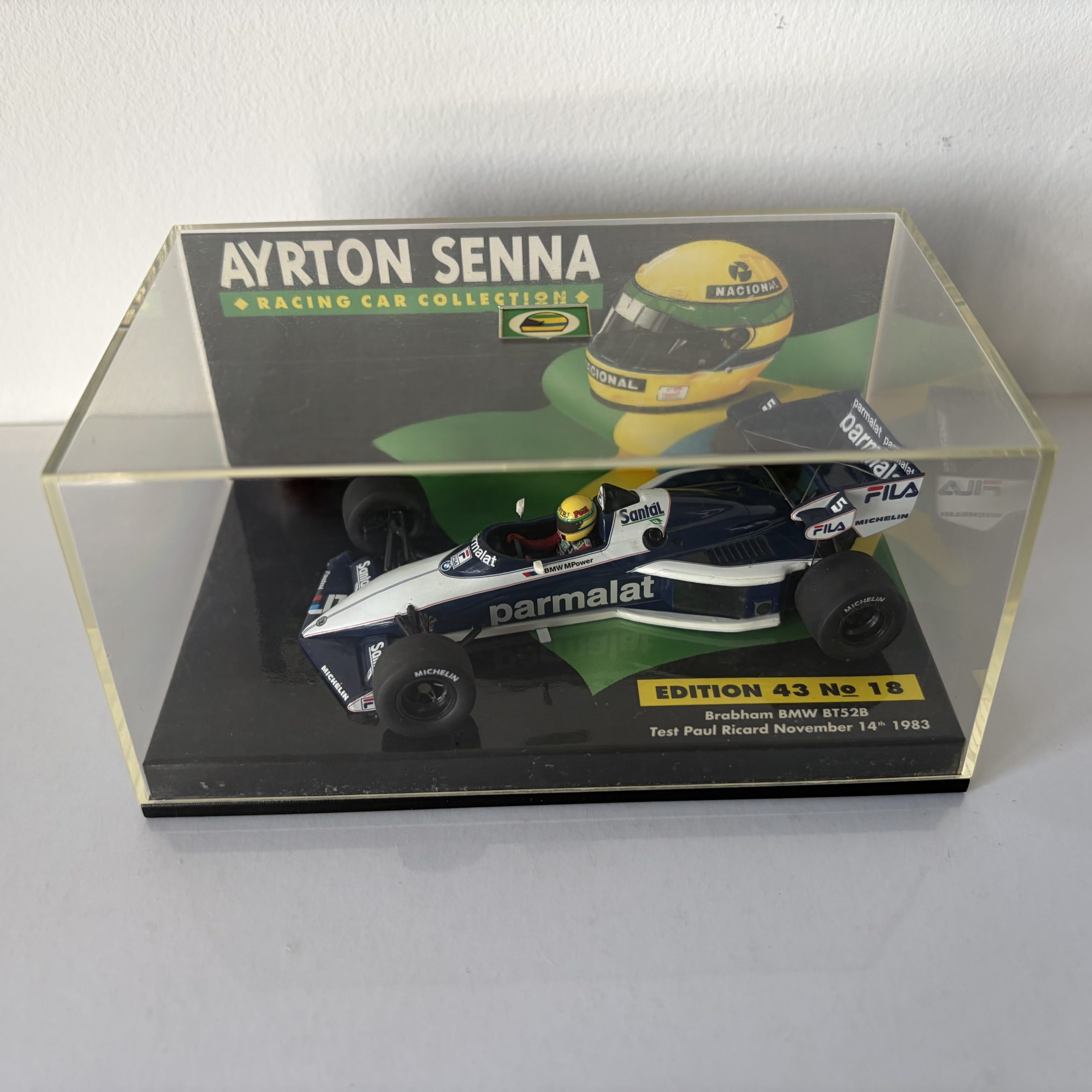 1983 Ayrton Senna | Brabham BMW BT52B | 1:43 Minichamps Diecast Model Car