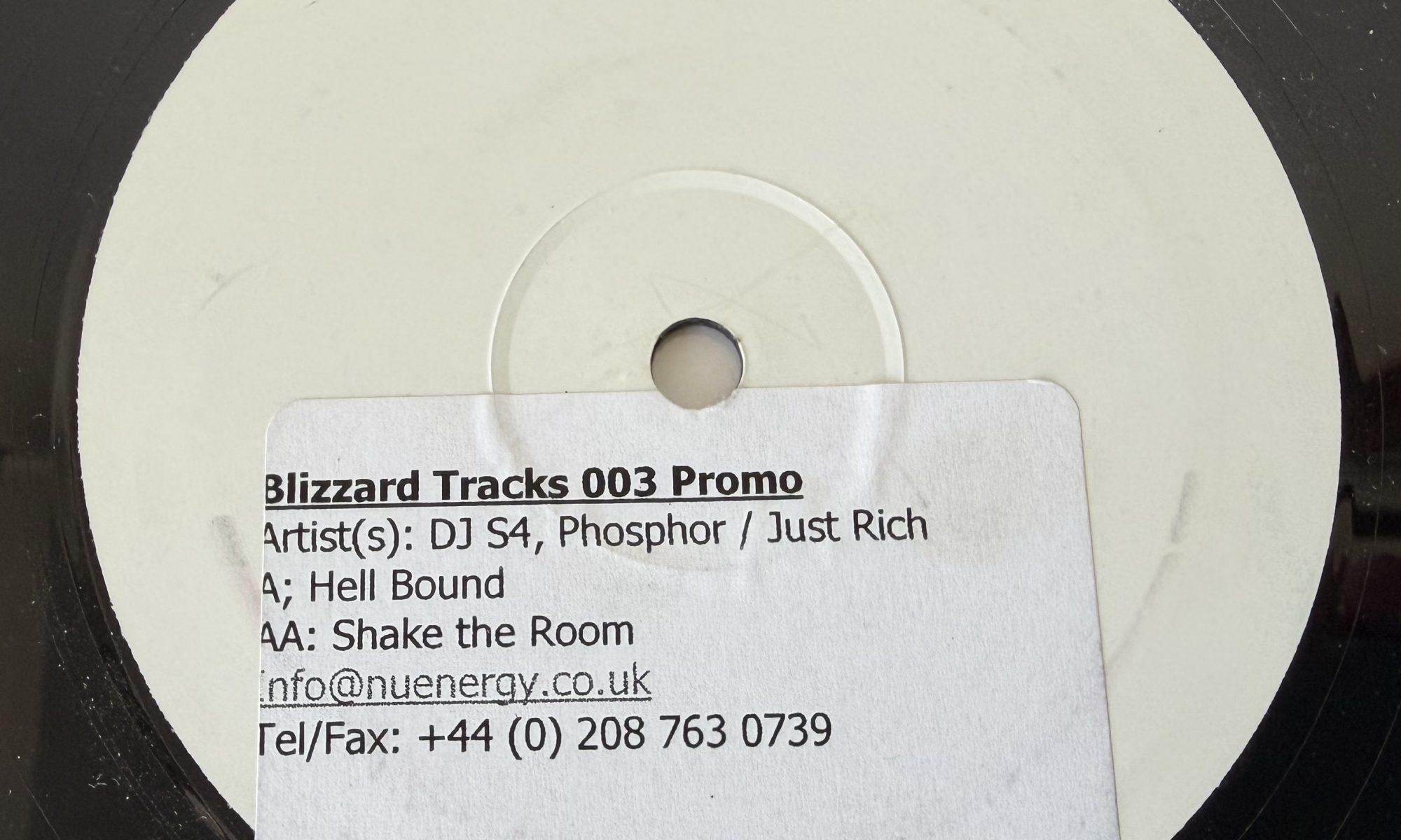 DJ S4 & Phosphor / Justrich – Hell Bound / Shake The Room (12″, Promo)