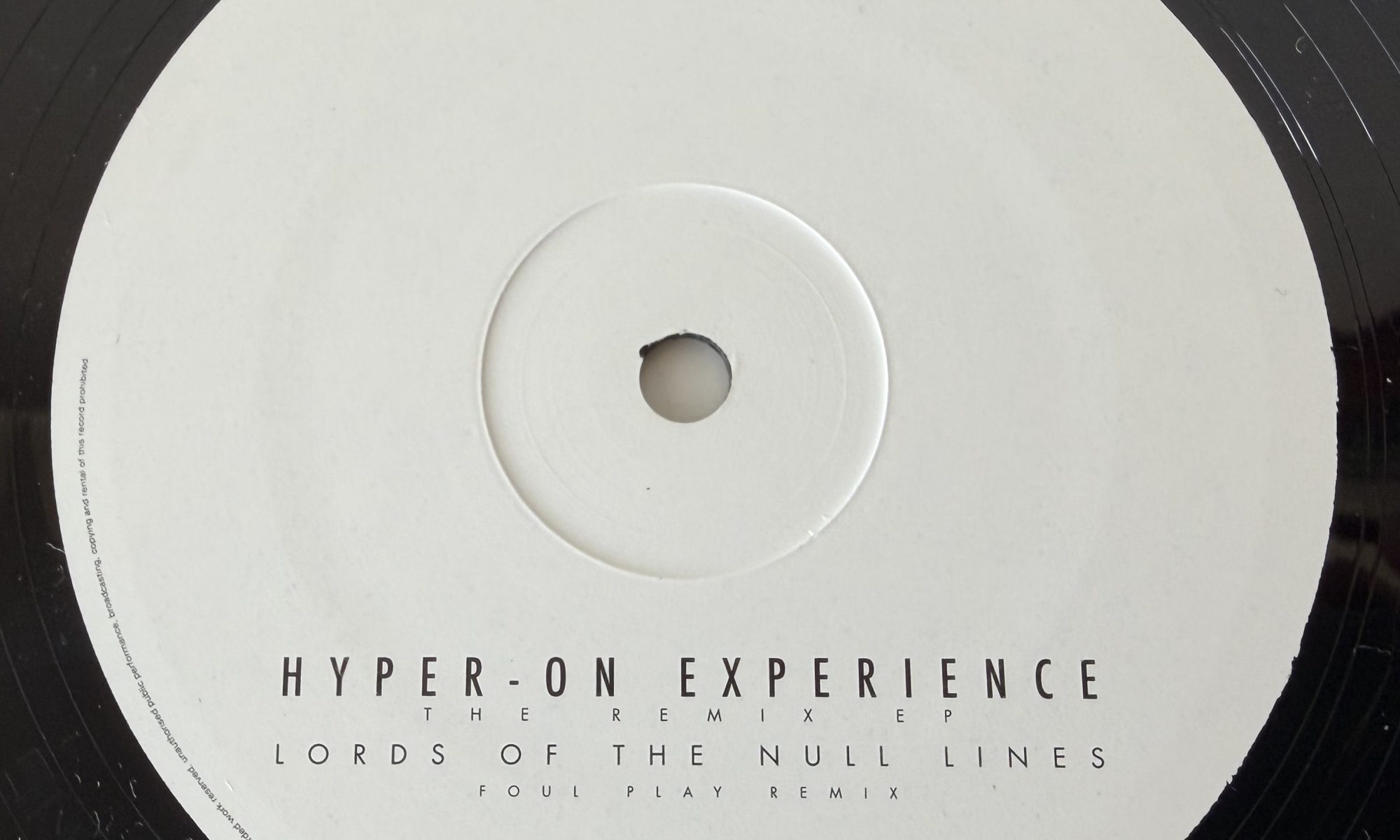 Hyper-On Experience – The Remix EP (2×12″, EP)
