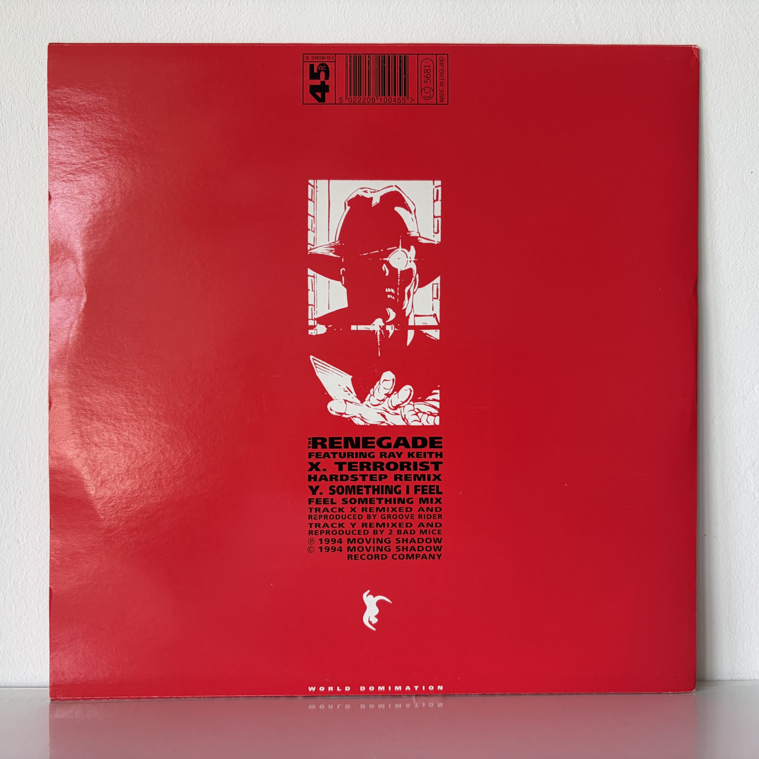 The Renegade Featuring Ray Keith – Terrorist / Something I Feel (Remixes) (10″)