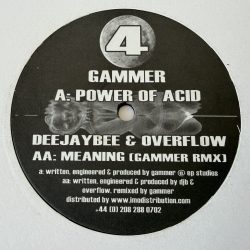Gammer / Deejaybee & Overflow – Power Of Acid / Meaning (Gammer Rmx) (12″)