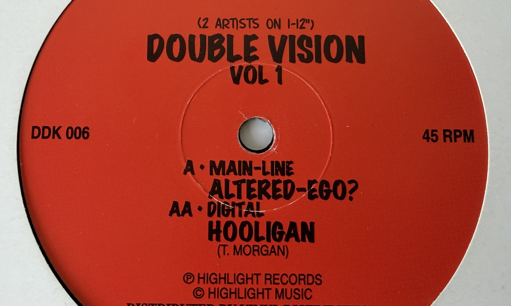 Altered-Ego? / Hooligan (13) - Double Vision Vol 1 (12")
