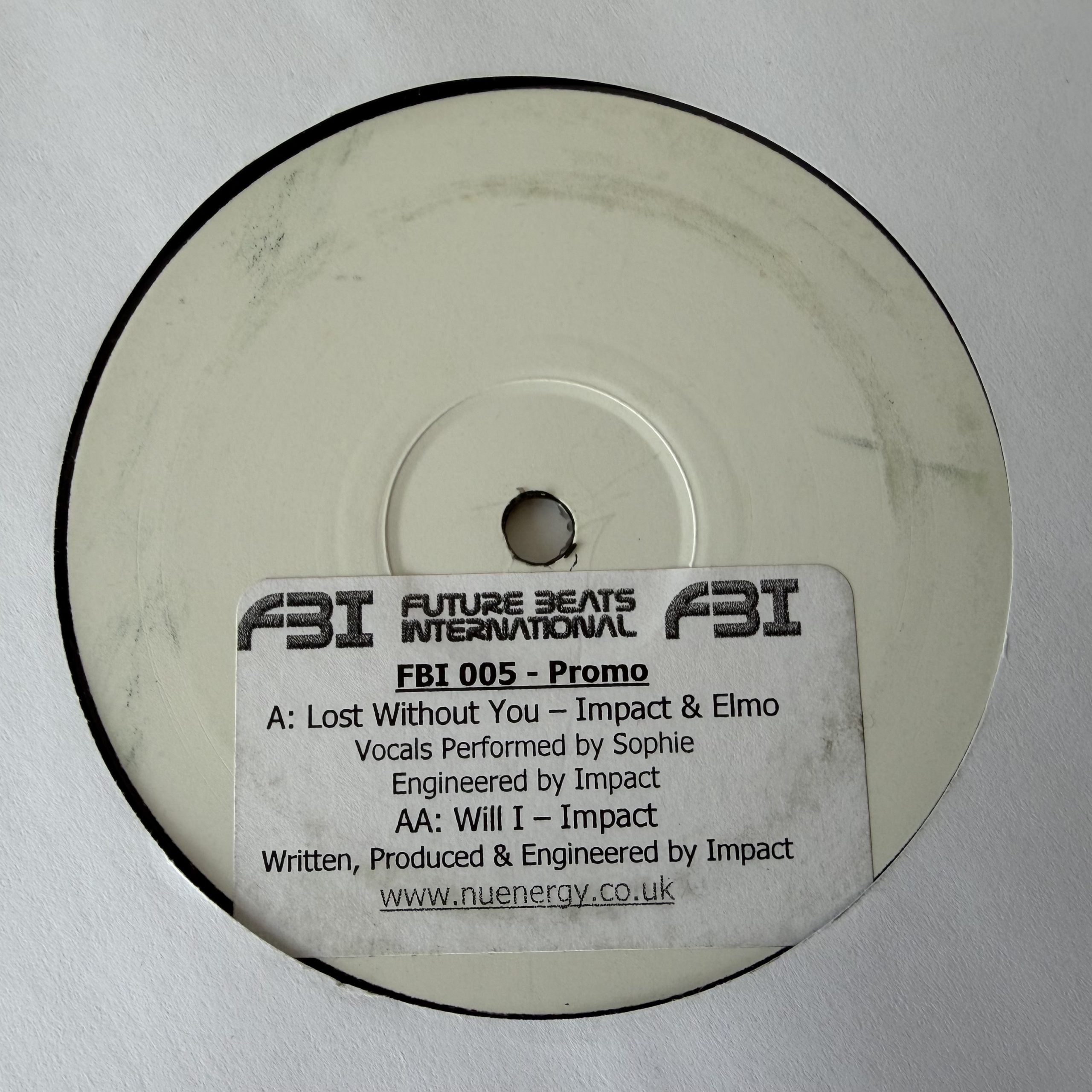 Impact & Elmo - Lost Without You / Will I (12")