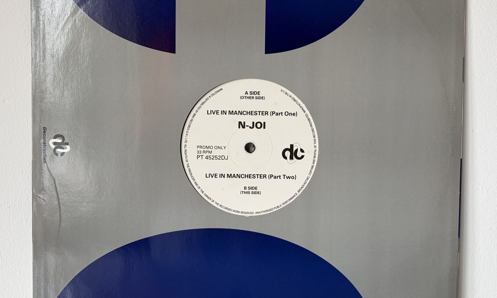 N-Joi - Live In Manchester (12", Promo)
