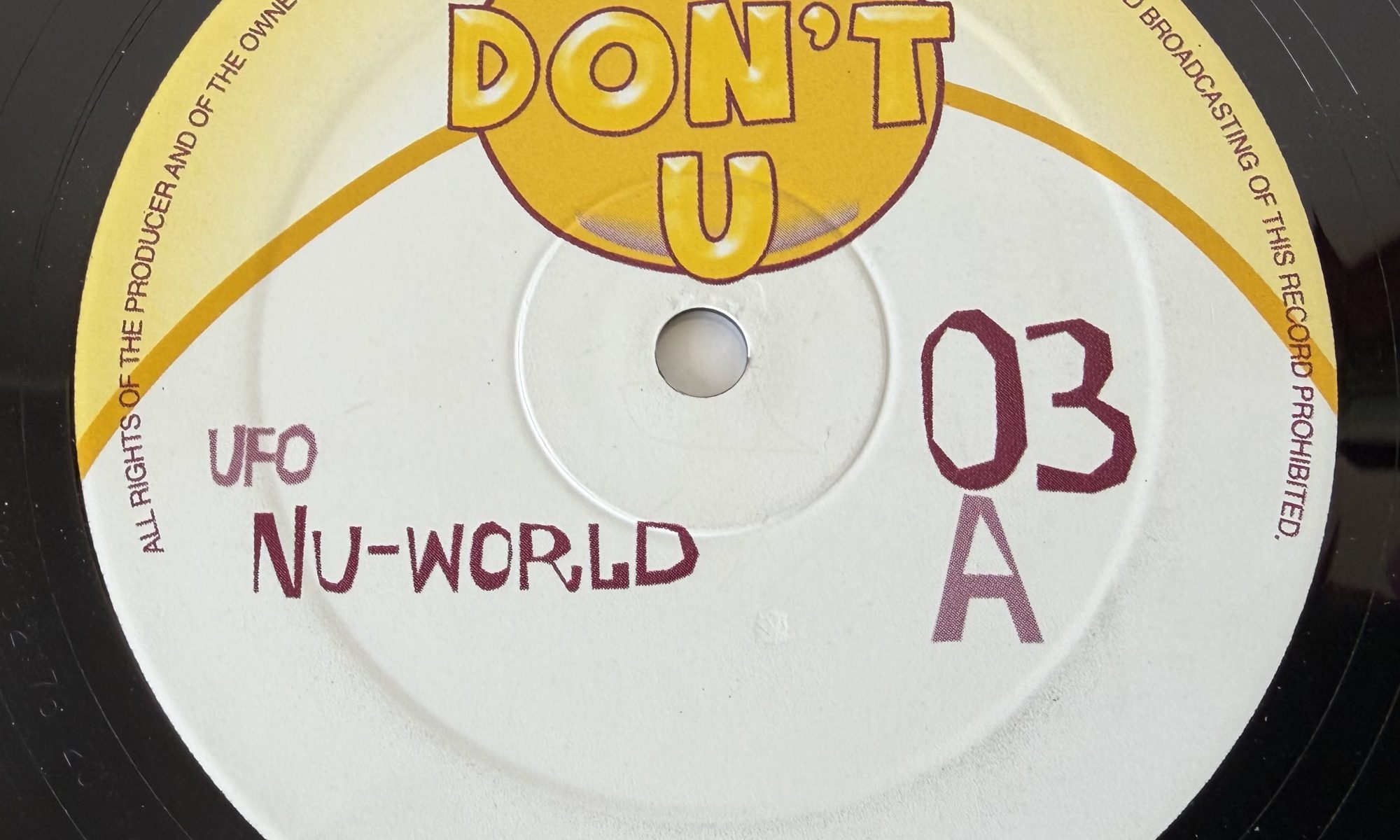 UFO - Nu-World / Won't Stop Rocking (12")