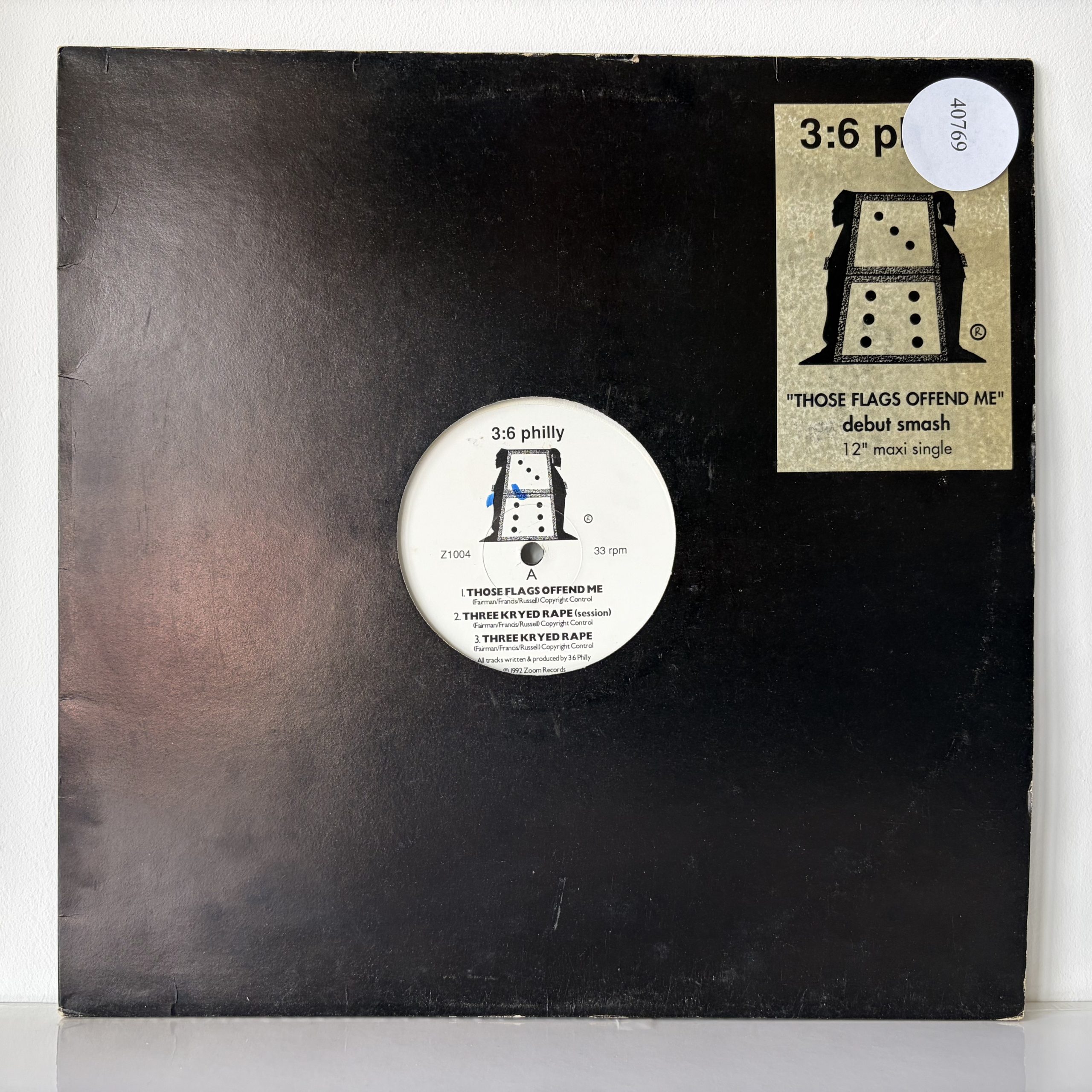 3:6 Philly - Those Flags Offend Me (12", Maxi)