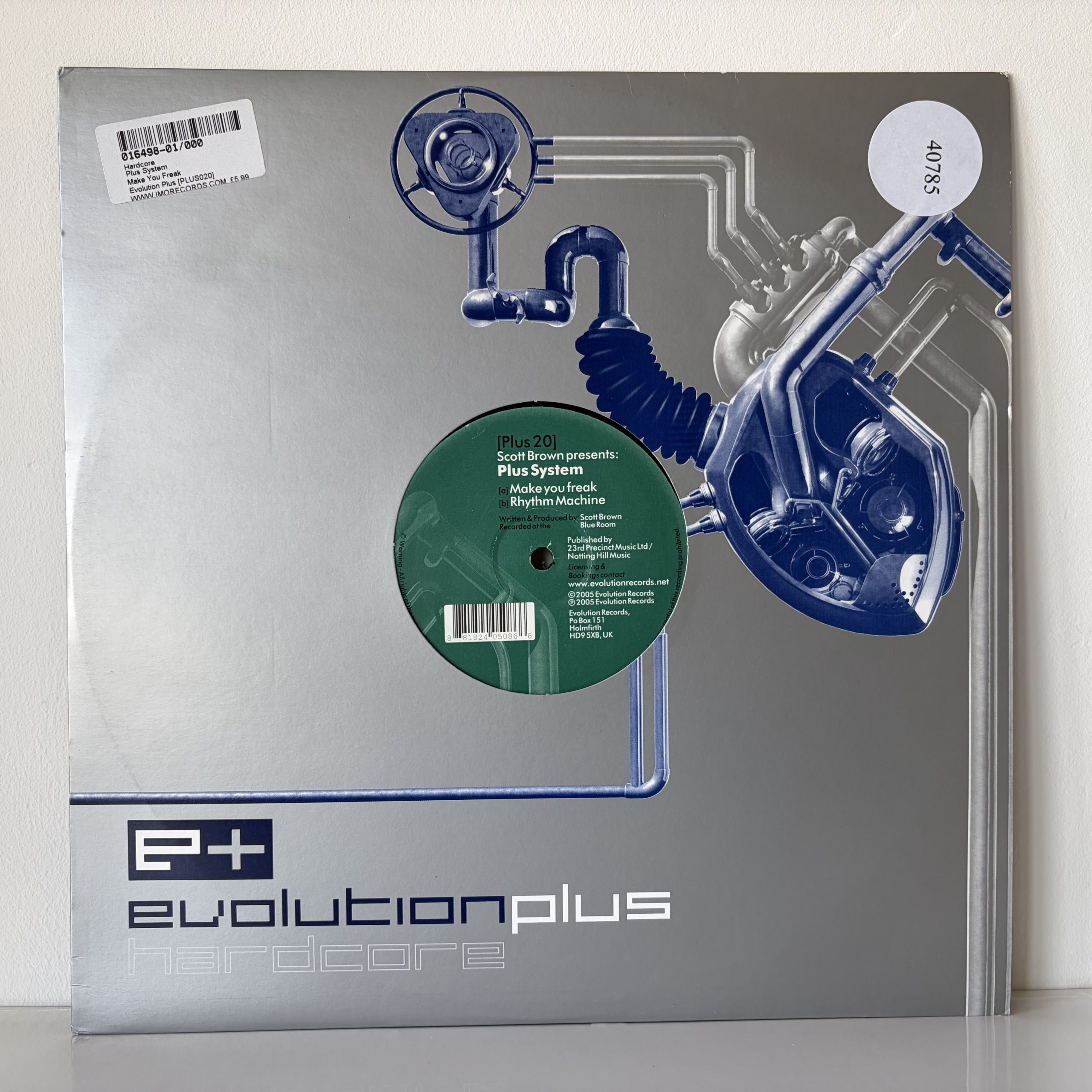 Scott Brown Presents: Plus System - Make You Freak / Rhythm Machine (12")